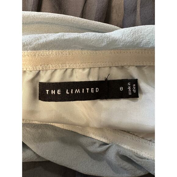 Y2K The Limited Strapless Ombre 100% Silk Chiffon Dress Fairy Grunge Size 8 READ - Picture 10 of 11